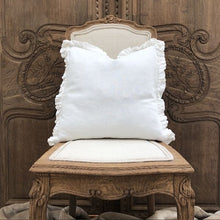 Load image into Gallery viewer, Olivia - White Linen cushion
