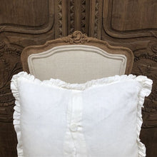 Load image into Gallery viewer, Olivia - White Linen cushion
