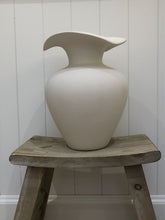Load image into Gallery viewer, Beautiful Ivory Ceramic Sculptural Vase
