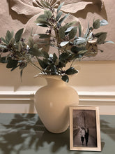 Load image into Gallery viewer, Stylish White Enamel and Silver Frame
