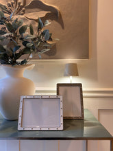 Load image into Gallery viewer, Gorgeous Locket Frame In White and Grey Taupe
