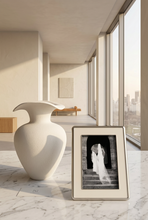 Load image into Gallery viewer, Beautiful Curved White &amp; Silver Frame
