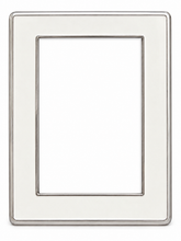 Load image into Gallery viewer, Beautiful Curved White &amp; Silver Frame

