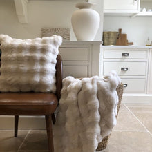 Load image into Gallery viewer, Sofia, Wonderful textured Ivory Throw
