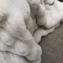 Load image into Gallery viewer, Sofia, Wonderful textured Ivory Throw
