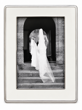 Load image into Gallery viewer, Beautiful Curved White &amp; Silver Frame
