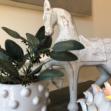 Load image into Gallery viewer, Amelia, Pretty Grey/White Planter
