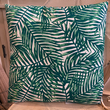 Load image into Gallery viewer, Stunning Garden Cushion - Green Palm
