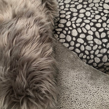 Load image into Gallery viewer, Pale Taupe Faux Fur Cushion
