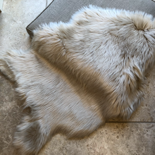 Load image into Gallery viewer, Champagne/Natural Faux Sheepskin Rug
